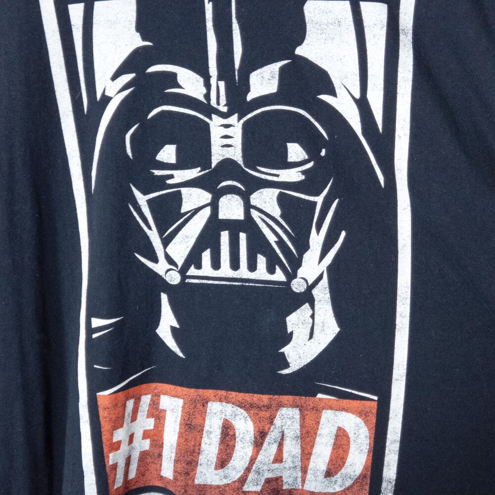 Star Wars Darth Vader #1 Dad Graphic T Shirt Navy Size 3XL Big & Tall - Picture 3 of 5